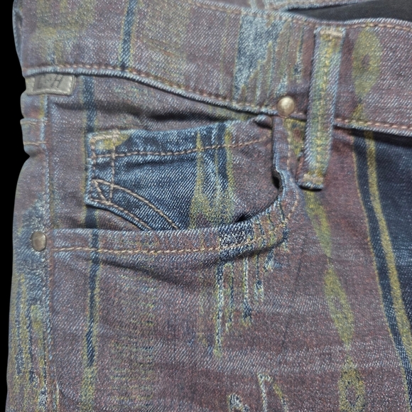 Citizens Of Humanity Avedon Printed Skinny Jeans In Beowolf Size 27 - Picture 8 of 11